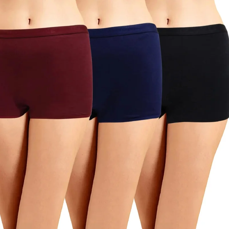 ICLG-011 Boyshorts With Outer Elastic Panties (Pack of 3)