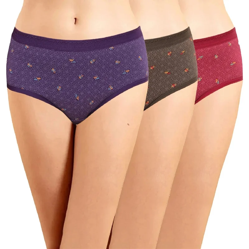 ICOE-045 Hipster Panties With Outer Elastic (Pack of 3)