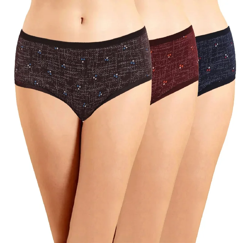 ICOE-049  Hipster Panties With Outer Elastic (Pack of 3)