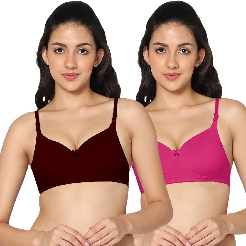 3/4th Coverage Padded Bra (Pack of 2)