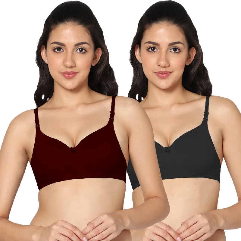 3/4th Coverage Padded  Bra (Pack of 2)