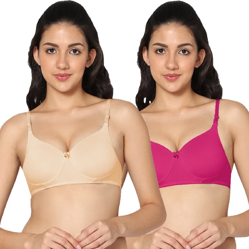 3/4th Coverage Padded Bra (Pack of 2)