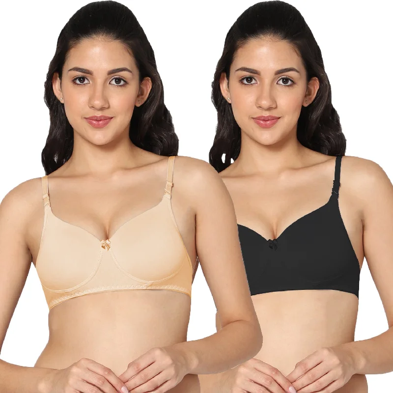 3/4th Coverage Padded Bra (Pack of 2)