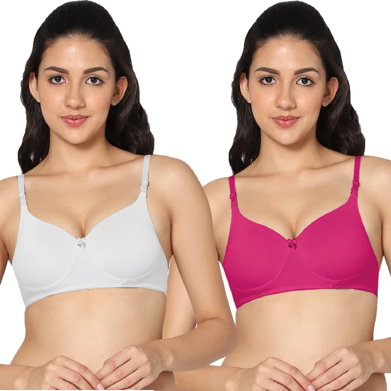 3/4th Coverage Padded Bra (Pack of 2)