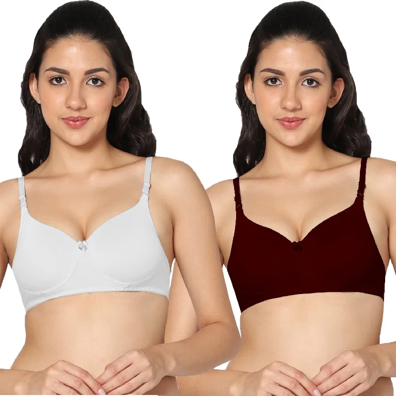 3/4th Coverage Padded  Bra (Pack of 2)