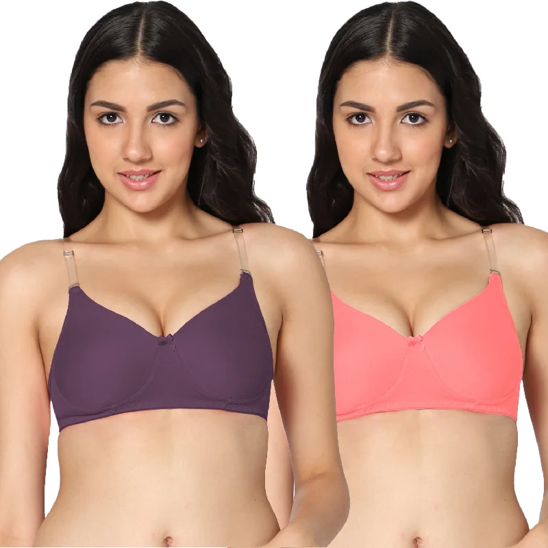 Full Coverage Padded Bra (Pack of 2)