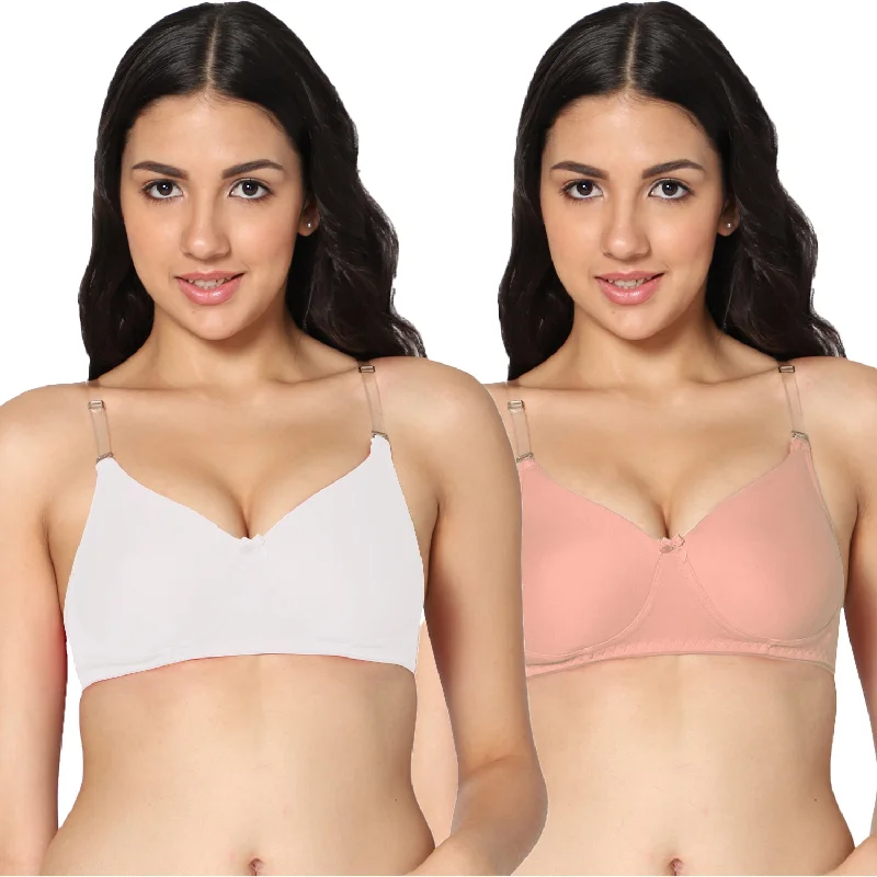 Full Coverage Padded Bra (Pack of 2)