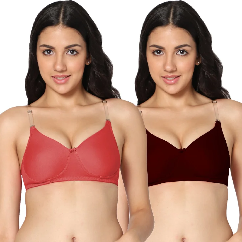 Full Coverage Padded Bra (Pack of 2)