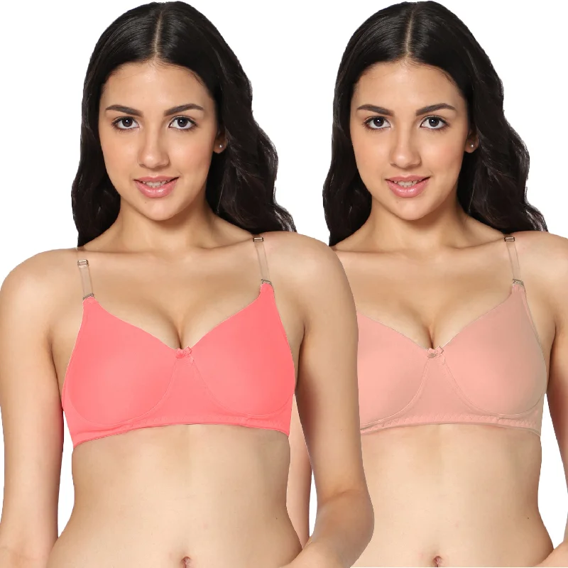 Full Coverage Padded Bra (Pack of 2)