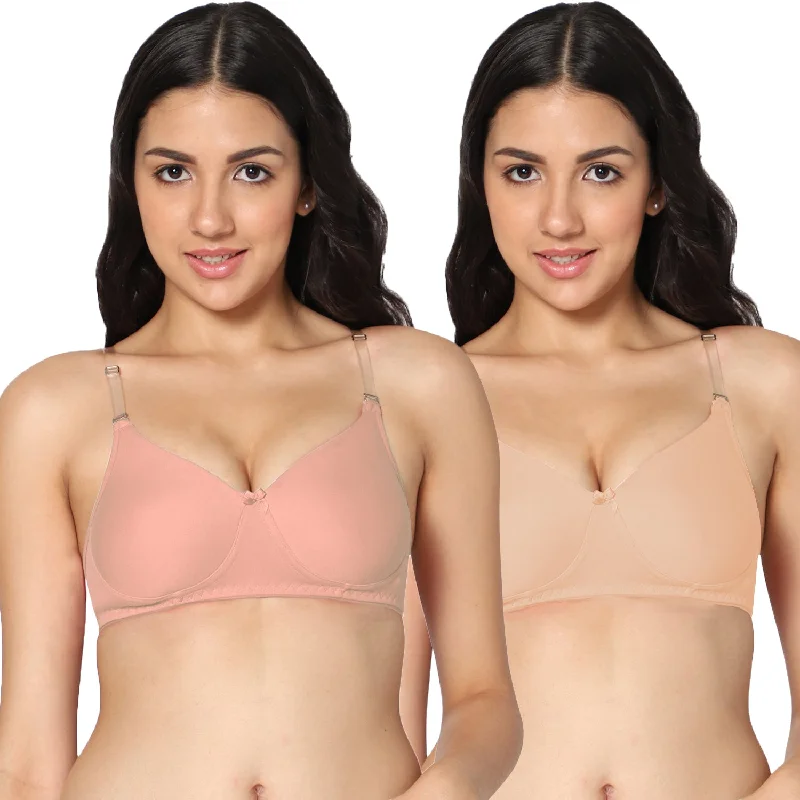 Full Coverage  Padded Bra (Pack of 2)