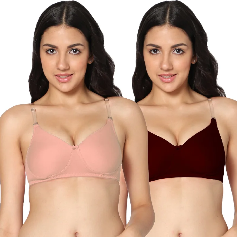 Full Coverage Padded Bra (Pack of 2)