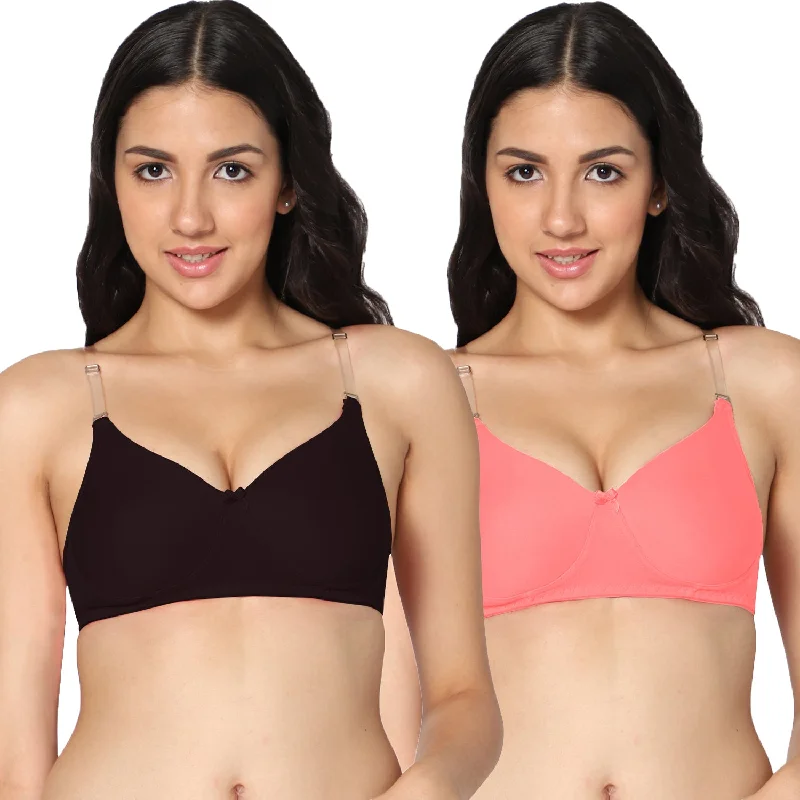 Full Coverage Padded Bra (Pack of 2)