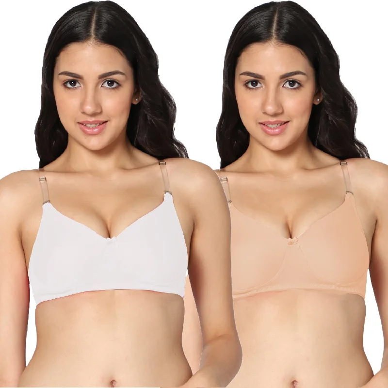 Full Coverage Padded Bra (Pack of 2)