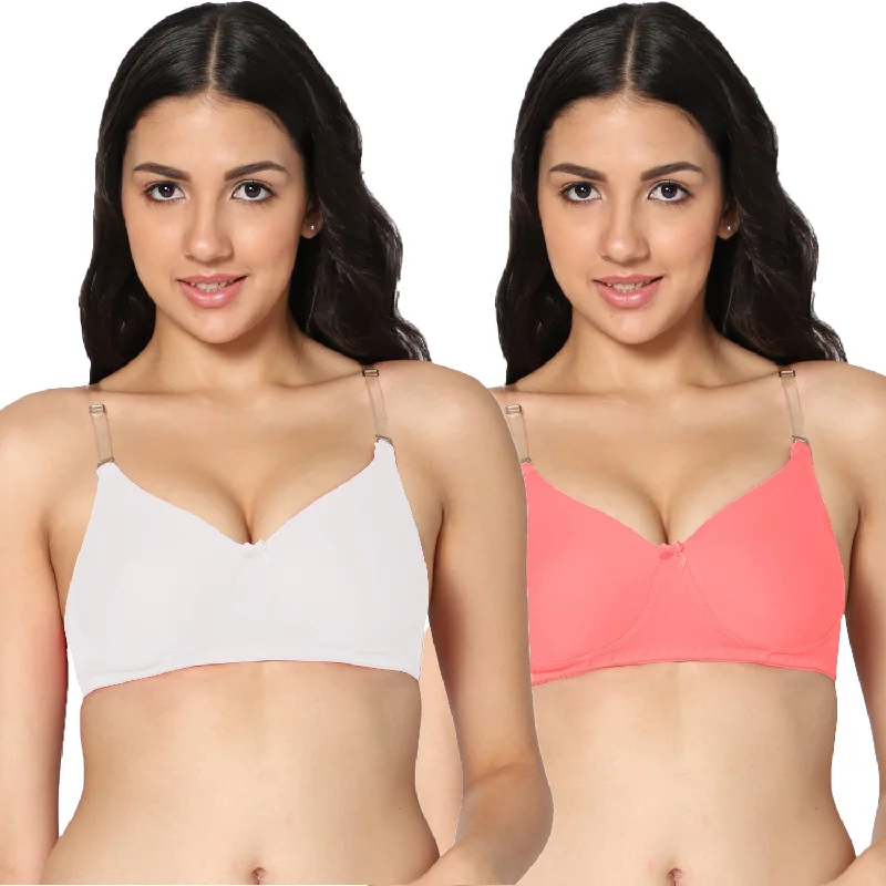 Full Coverage Padded Bra (Pack of 2)