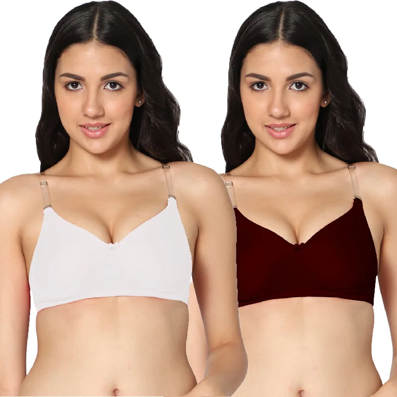 Full Coverage Padded Bra (Pack of 2)