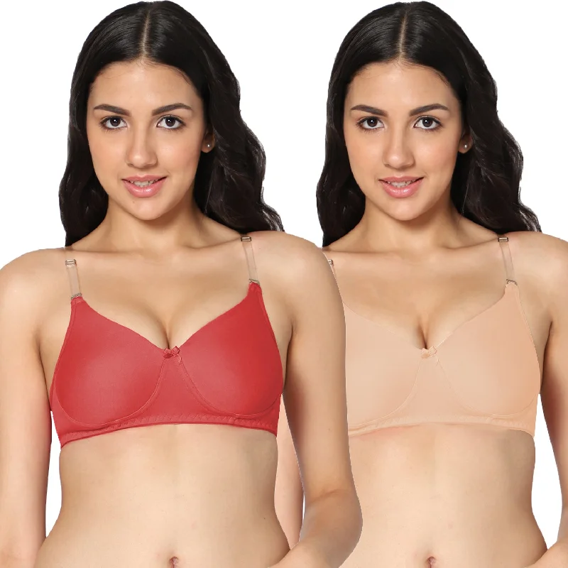 Full Coverage Padded Bra (Pack of 2)