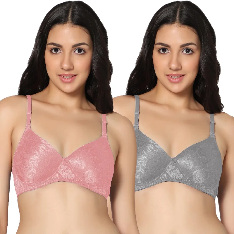 Full Coverage Padded Bra (Pack of 2)