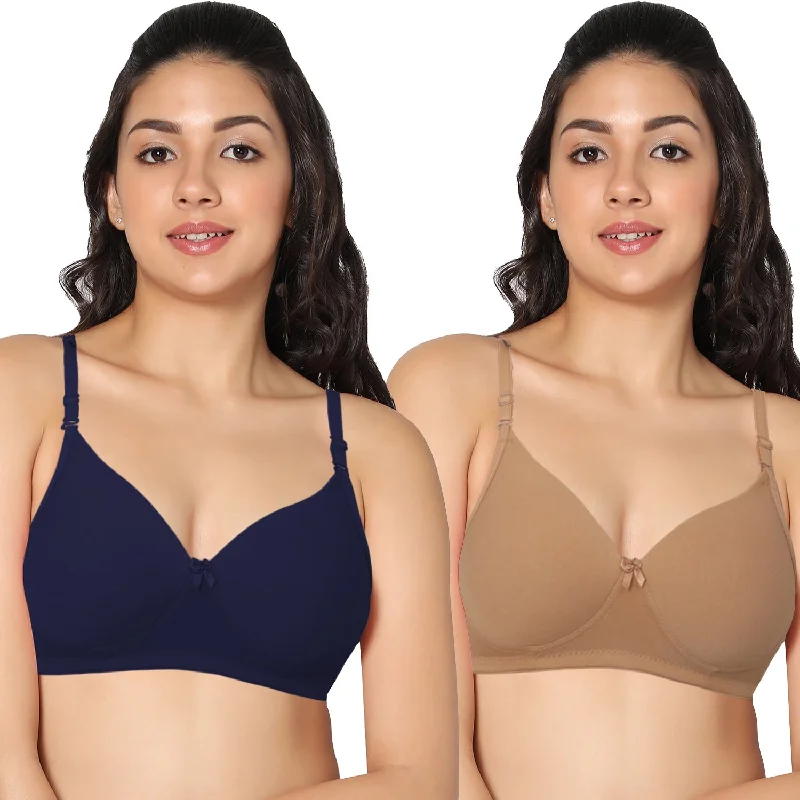 Experience Ultimate Comfort and Support with the ICPD-05 Half Coverage Lightly Padded Bra