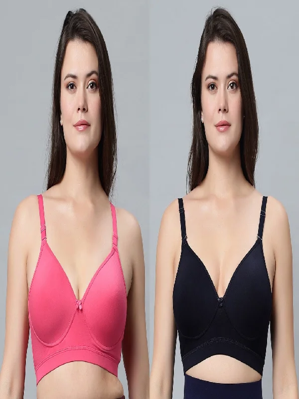 ICPD-07 Full Coverage Lightly Padded Bra (Pack of 2)