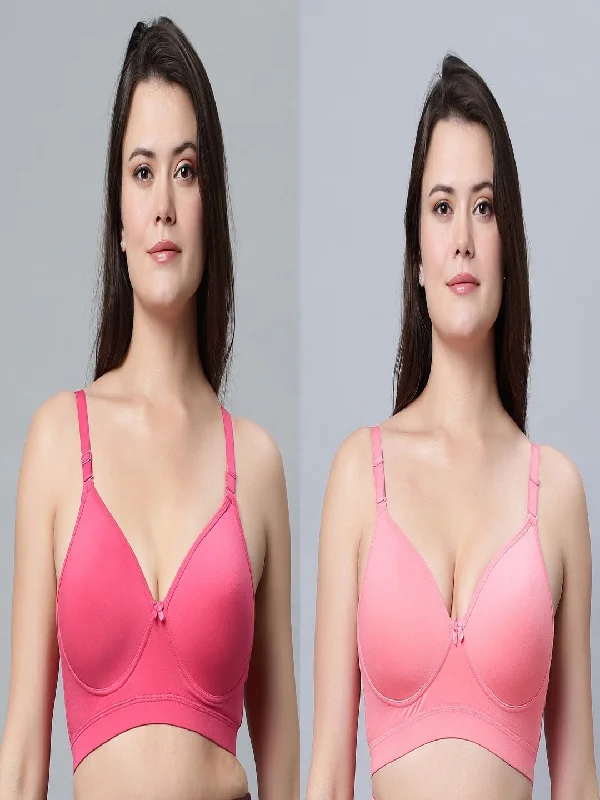 Unsurpassed Comfort with Lightly Padded Bra from ICPD-07 Bra Pack of 2