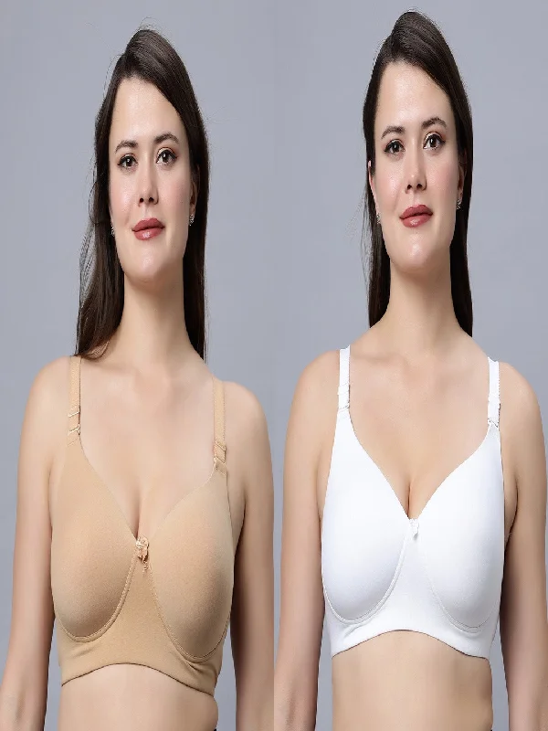 ICPD-08 Full Coverage Lightly Padded Bra (Pack of 2)