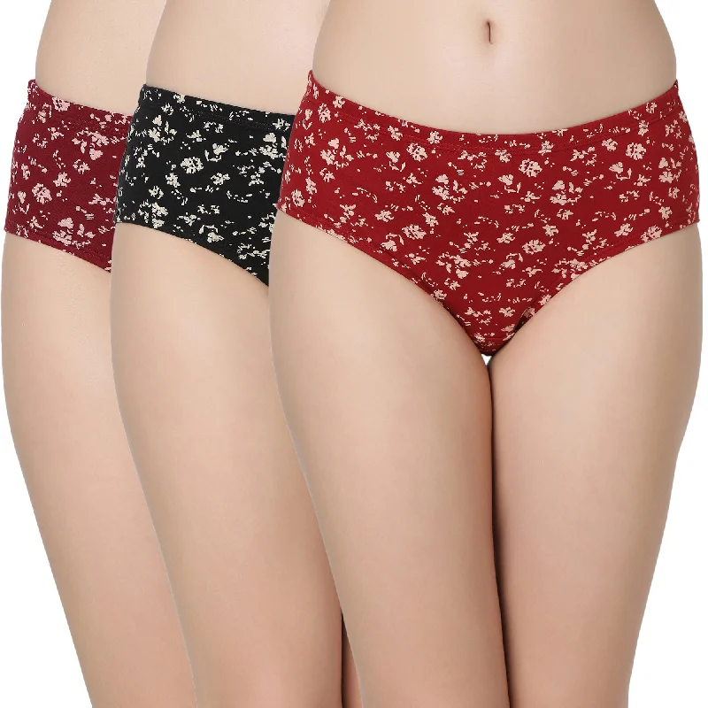 Cotton Printed Hipster Panties-6980