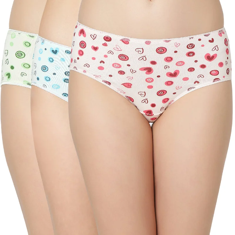 Cotton Printed Hipster Panties-6984