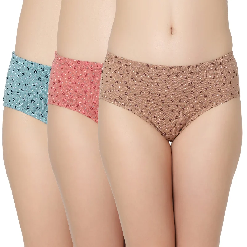 Cotton Printed Hipster Panties-6989