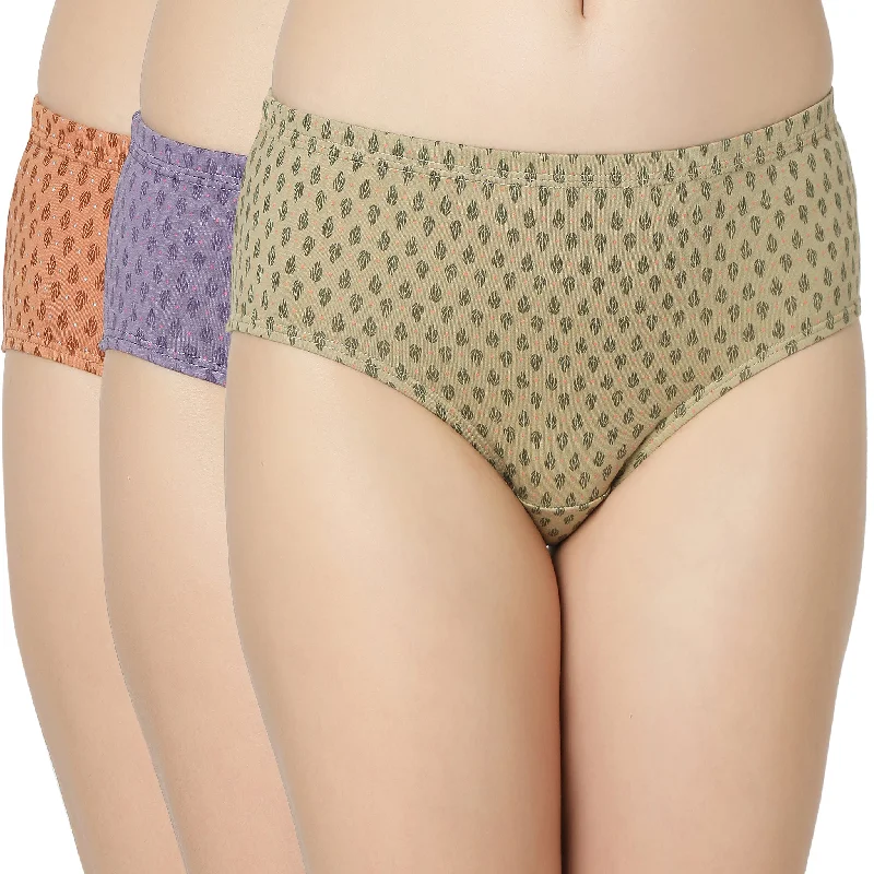 Cotton Printed Hipster Panties-6990