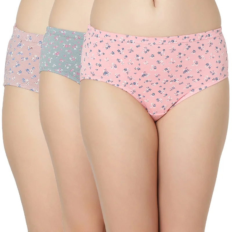 Cotton Printed Hipster Panties-7003