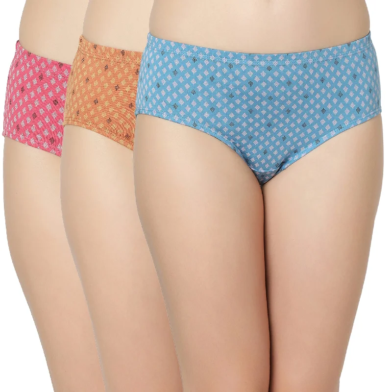 Cotton Printed Hipster Panties-7006