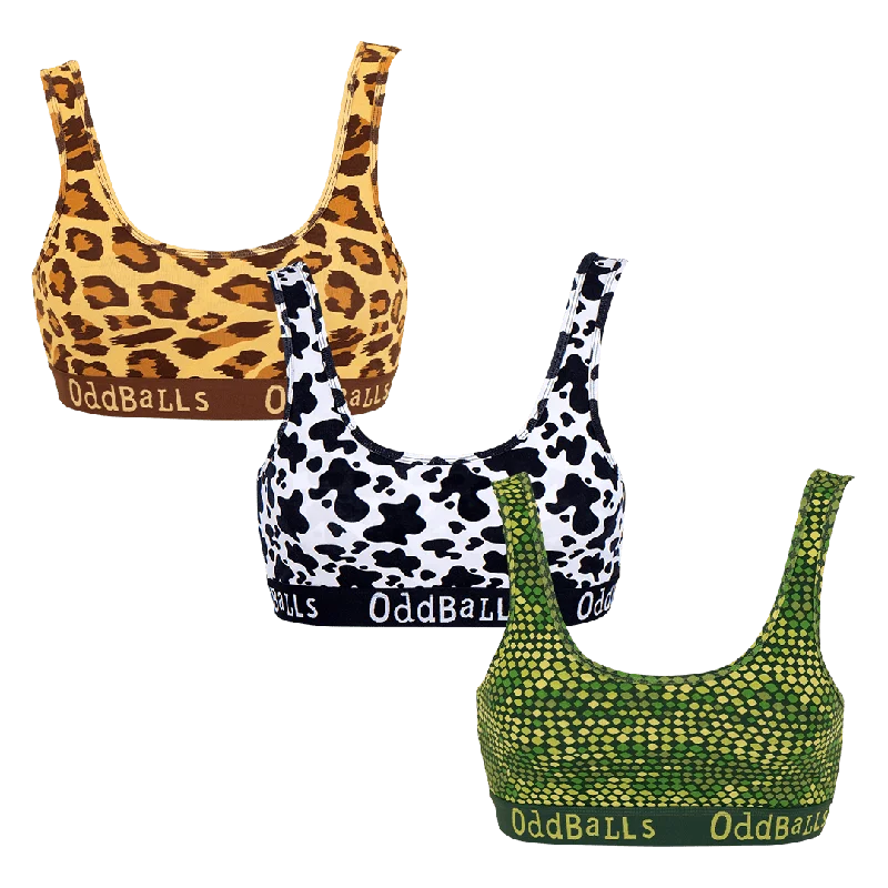 Jungle Bundle - Ladies Bralette 3 Pack Bundle