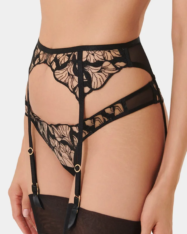 Kalmia ECO Suspender Black/Sheer