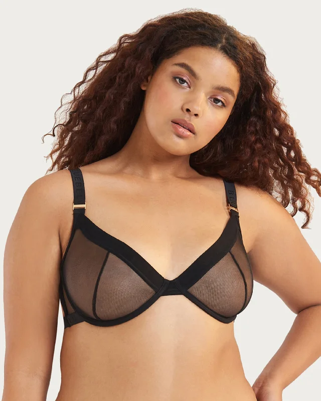 Lilia Mesh Wired Bra