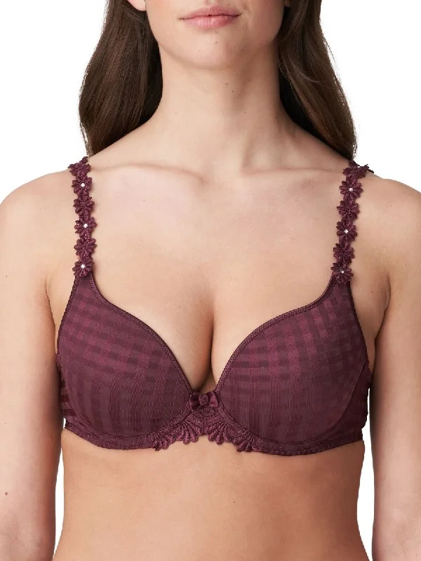 Avero Padded Heartshape Bra - Wine