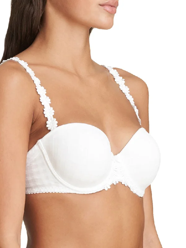 Avero Padded Strapless Bra - White