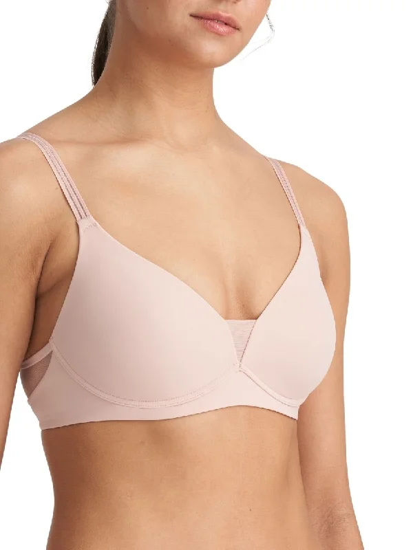 Louie Full Cup Wireless Bra - Powder Rose