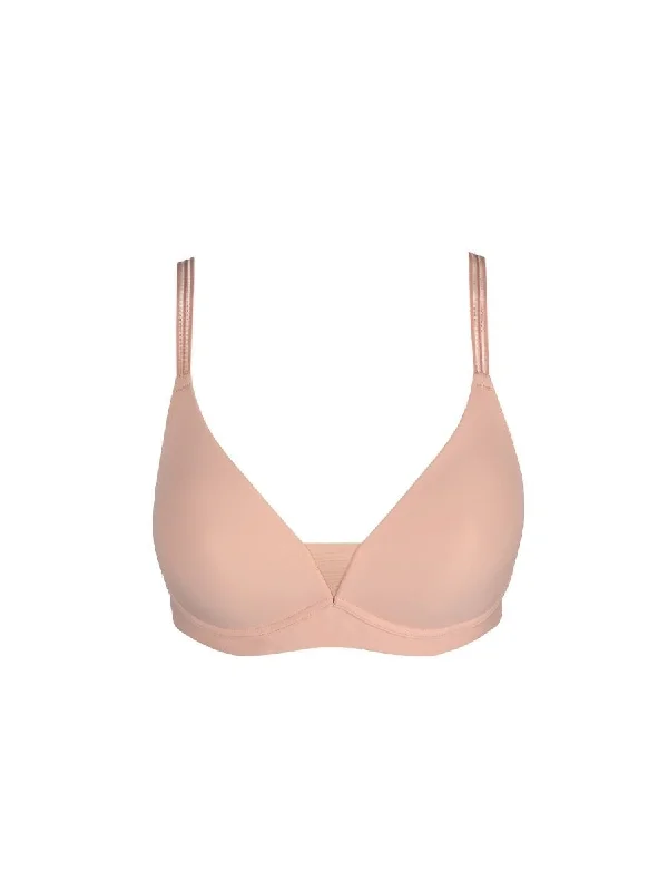 Louie Full Cup Wireless Bra - Powder Rose