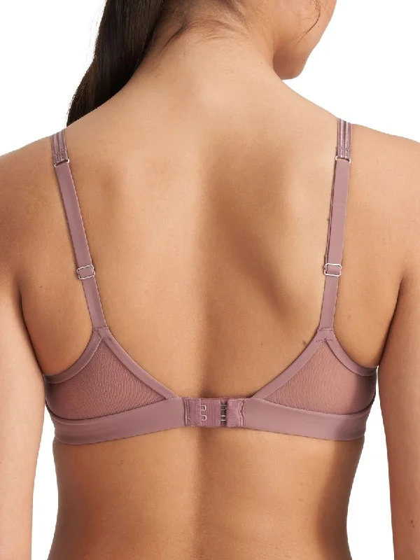 Louie Full Cup Wireless Bra - Satin Taupe