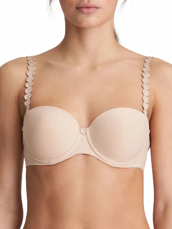 Tom Padded Strapless Bra - Caffé Latte