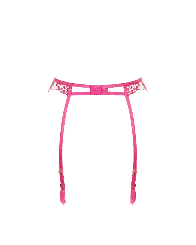 Marisa ECO Suspender Fuchsia Pink/Sheer