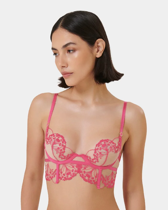 Marisa ECO Wired Bra Fuchsia Pink/Sheer