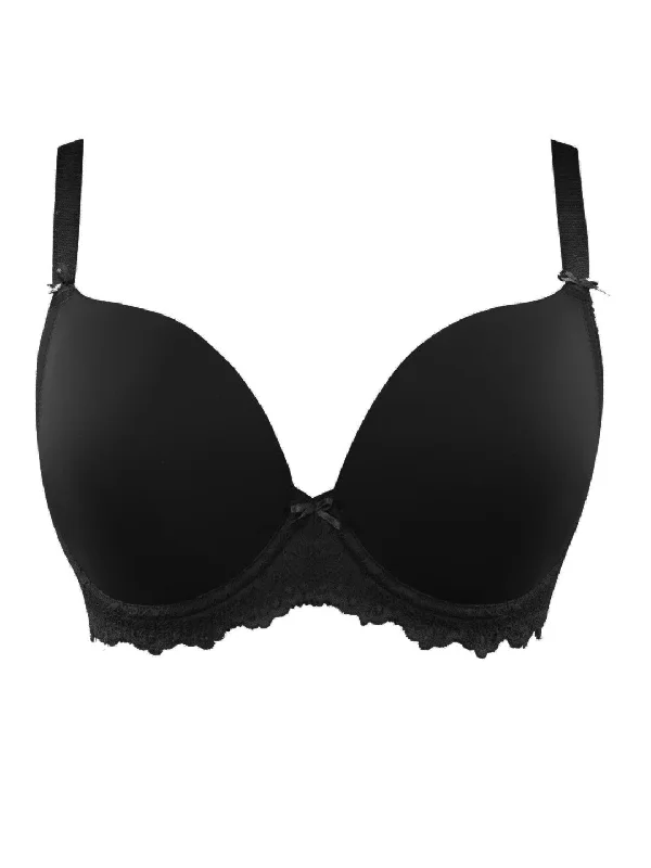 Matilda Contour Plunge Padded Bra - Black - P5311