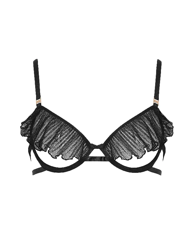 Matisse Semi-Open Wired Bra Black