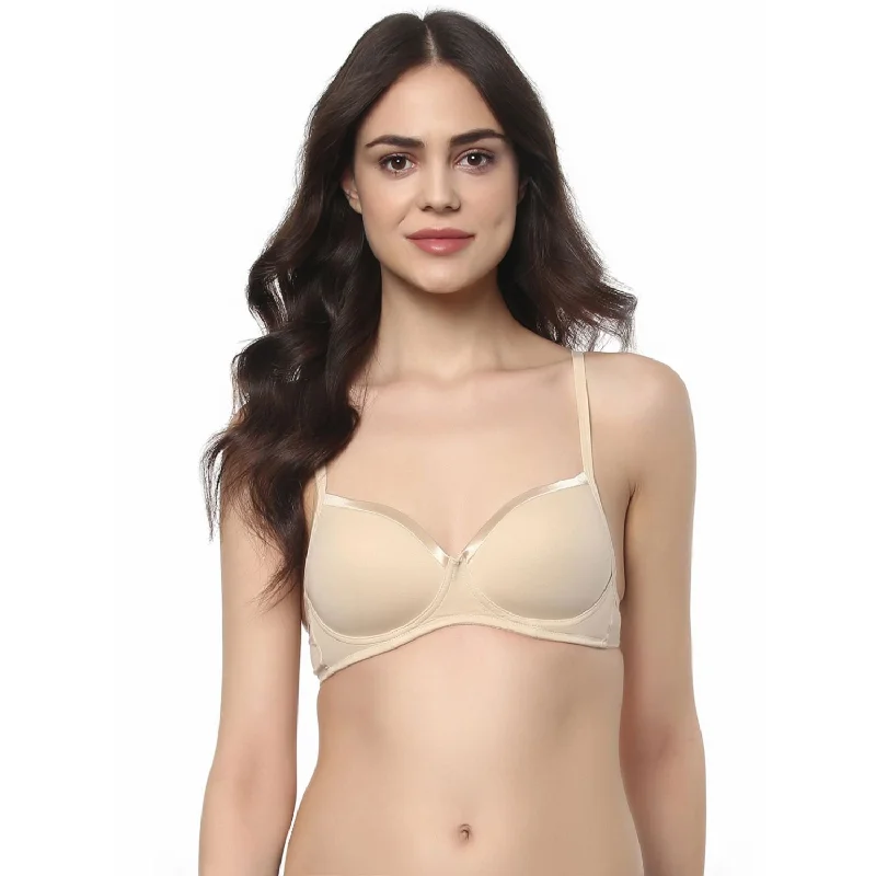 Medium Coverage Padded Non Wired T-shirt Bra-CB-104