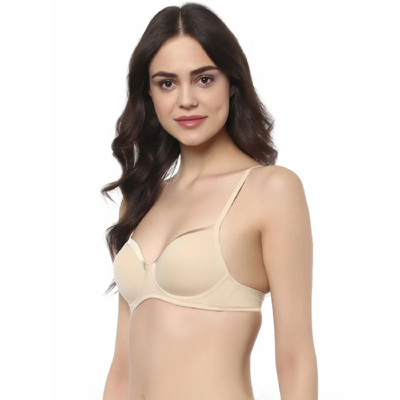 Medium Coverage Padded Non Wired T-shirt Bra-CB-104