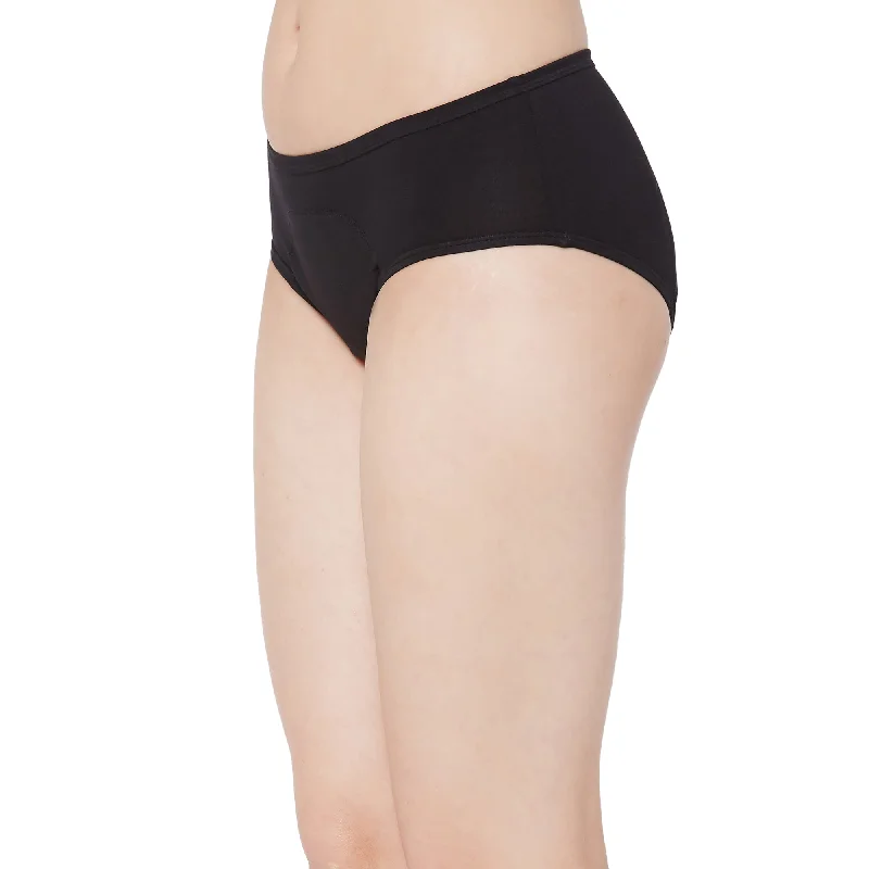 Period Panty Mid Rise No Stain Period Panty Black