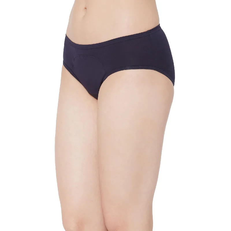 Period Panty Mid Rise No Stain Navy blue