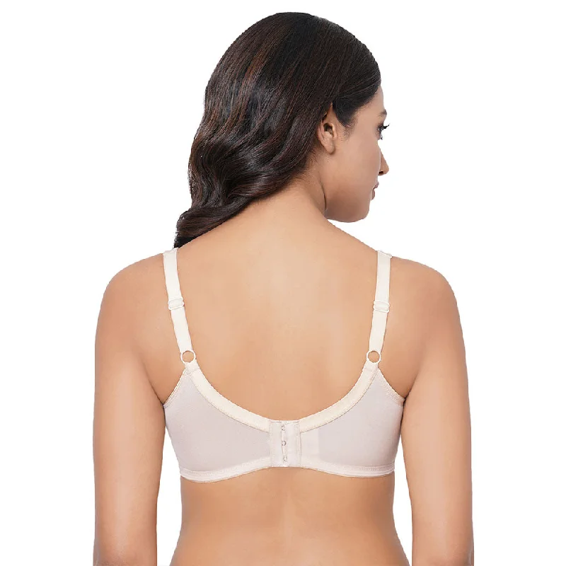 Pixie Non Padded Non-Wired Full Cup Everyday Wear Plus Size Full Support Minimizer Bra - White