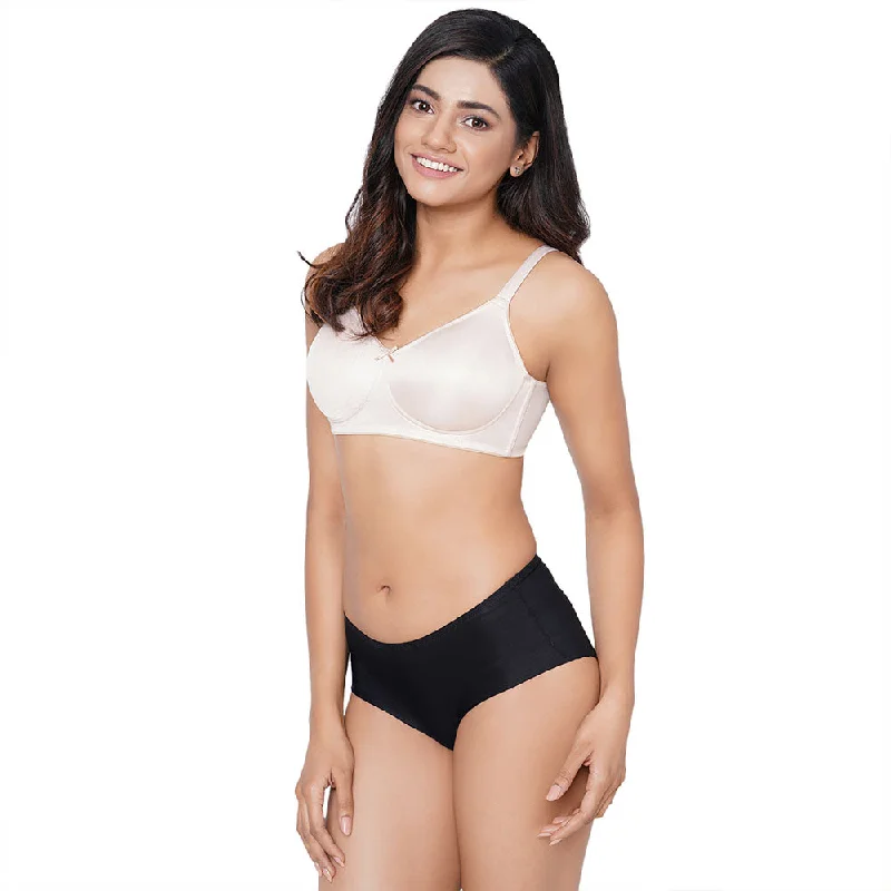 Pixie Non Padded Non-Wired Full Cup Everyday Wear Plus Size Full Support Minimizer Bra - White